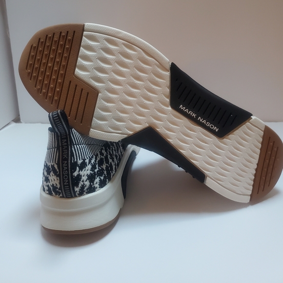 NIB LADIES MARK NASON Leopard Print and Black Abbe Sneakers SZ 9.5 - Picture 5 of 7